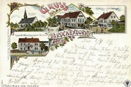 Widok na Brochocin – zabudowania wsi