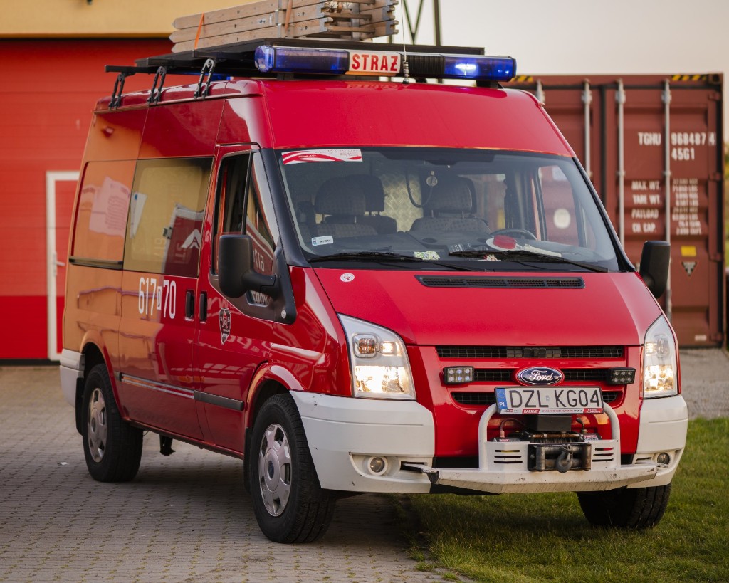 GLBM Ford Transit – lekki pojazd ratowniczo-gaśniczy OSP Brochocin.