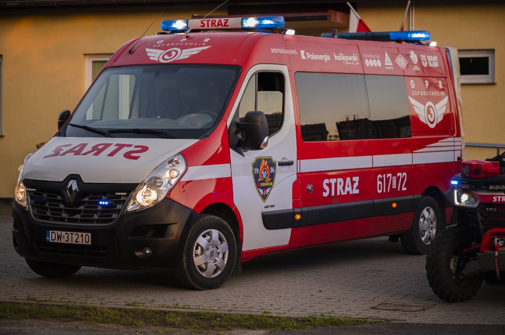 SLOp Renault Master w barwach OSP Brochocin.